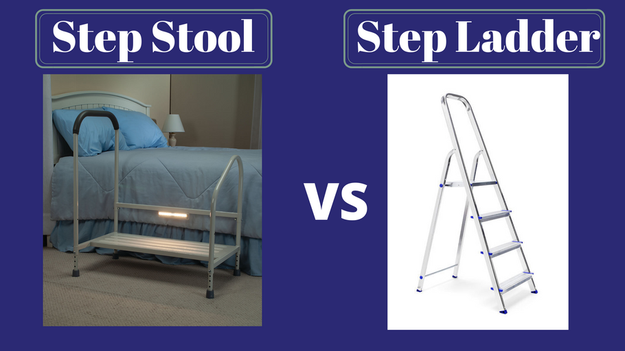 What Is the Difference Between a Step Stool and a Step Ladder?