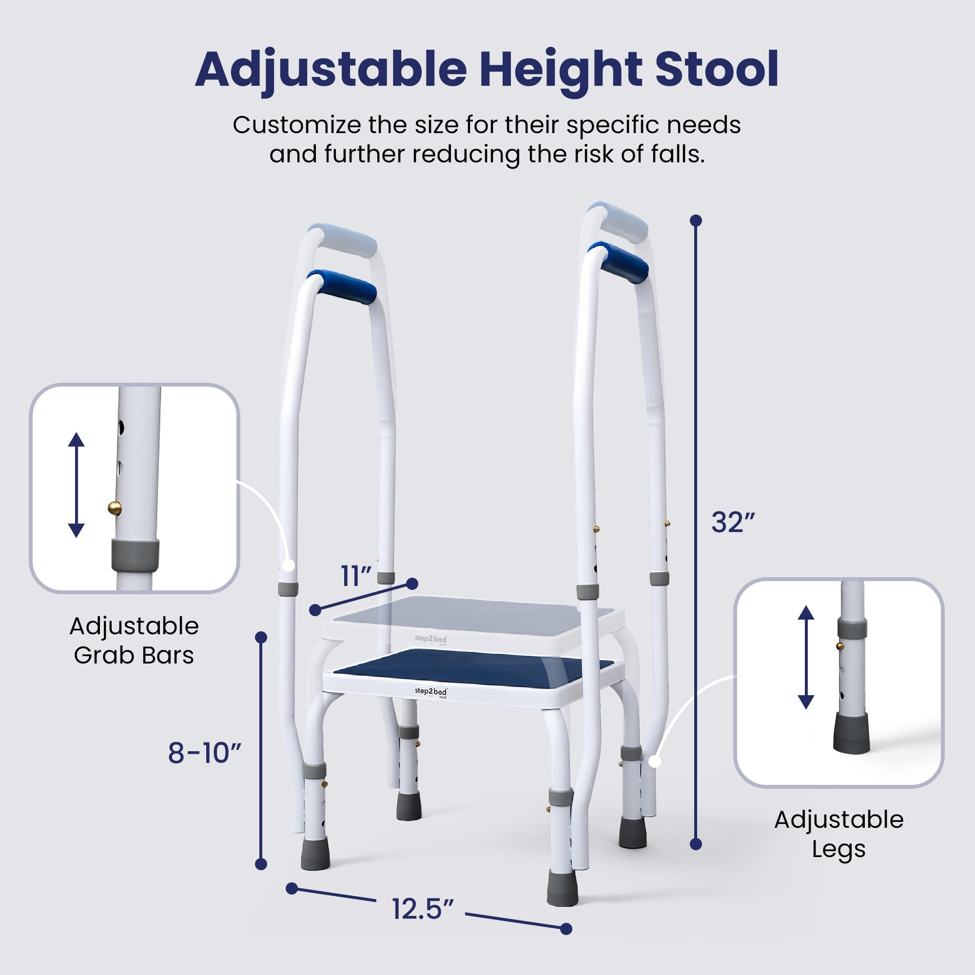 Small Step Stool with Handles | Step2bed Mini