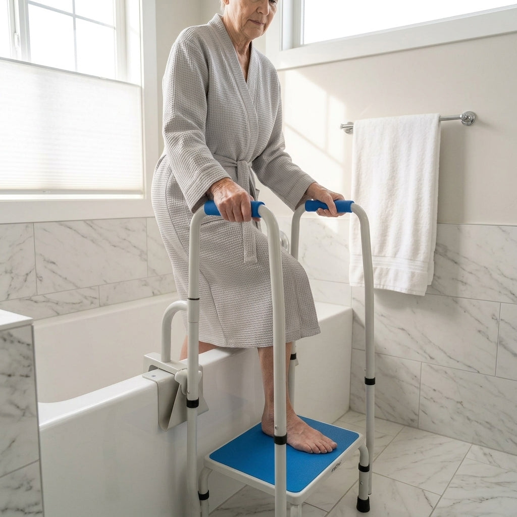 Bathtub Step Stool With Handles | Step2tub