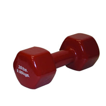 Load image into Gallery viewer, CanDo vinyl coated dumbbell - 1 each