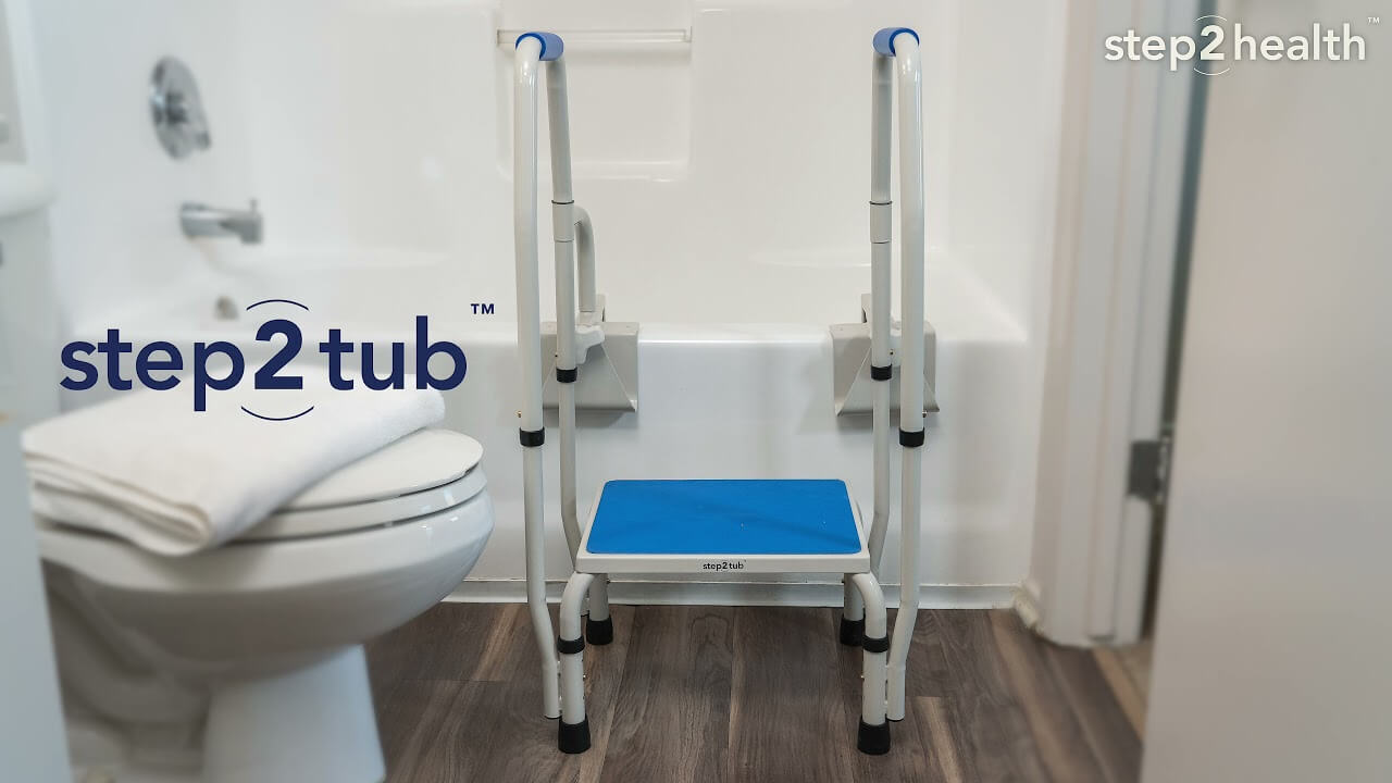 Bathtub Step Stool With Handles | Step2tub