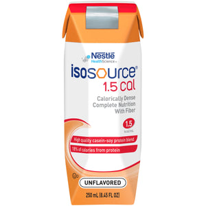 Isosource(R) 1.5 Cal Tube Feeding Formula, Unflavored, 250 mL Ready-to-Use Carton