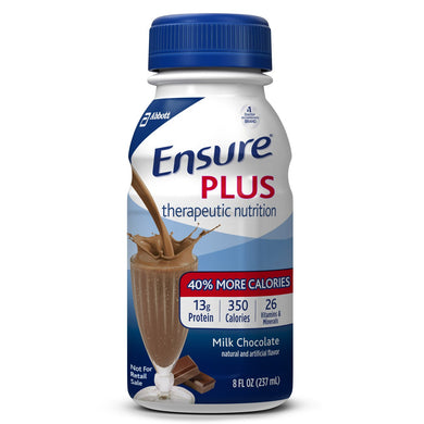 Ensure(R) Plus Chocolate Oral Supplement, 8 oz. Bottle, 24 per Case
