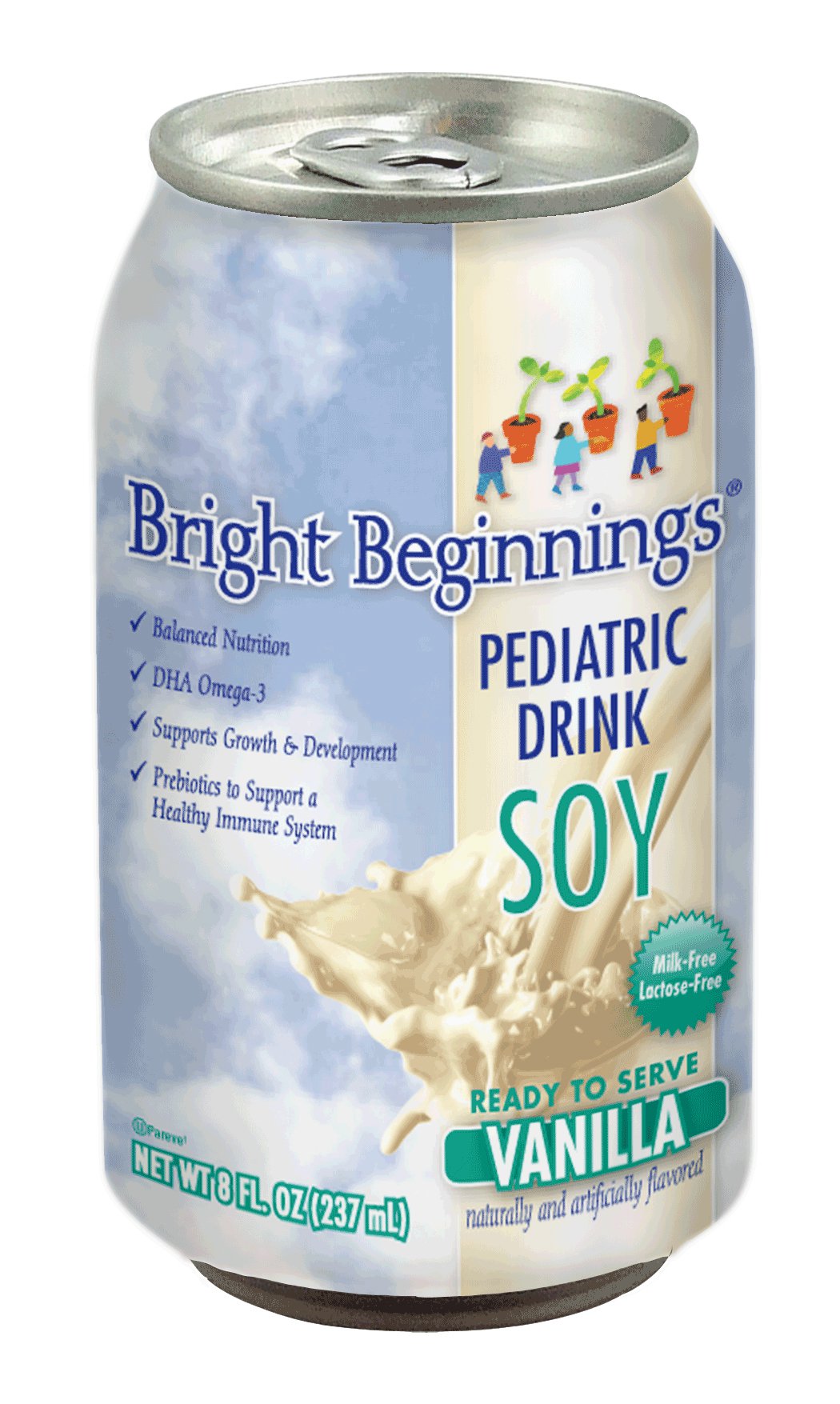 Bright Beginnings Soy Pediatric Oral Supplement, Vanilla, 8 oz. Can