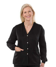 Load image into Gallery viewer, Women&#39;s Open Back Adaptive Fleece Cardigan With Pockets