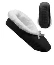 Load image into Gallery viewer, Extra Wide Fleece Slippers For Women