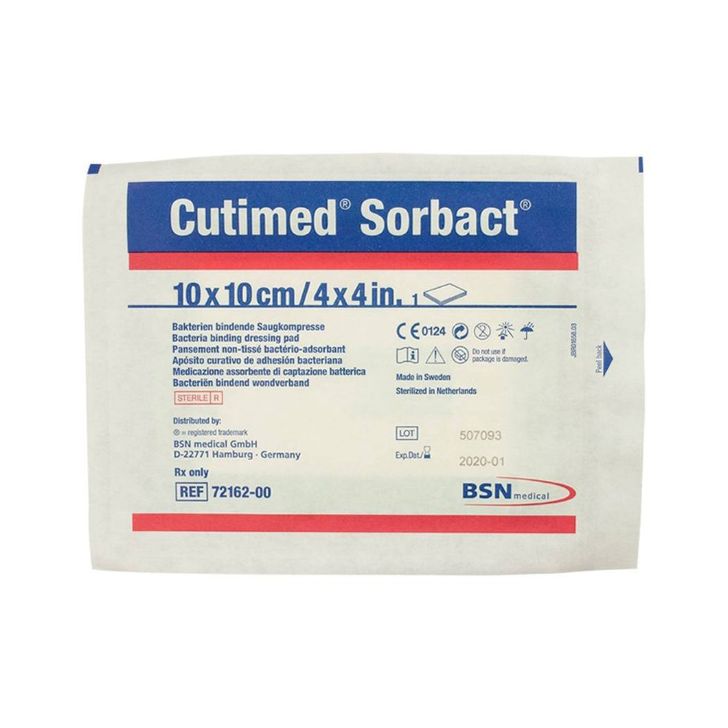 Cutimed(R) Sorbact(R) Sterile Wound Dressing Pad, 4 x 4 Inch, 40-pack