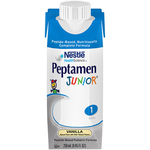 Peptamen Junior(R) Pediatric Vanilla Oral Supplement/Tube Feed Formula, 250 mL Carton