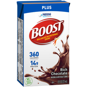 Boost(R) Plus Oral Supplement, Rich Chocolate, 8 oz. Carton
