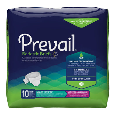 Prevail(R) Bariatric Ultimate Incontinence Brief, Size B
