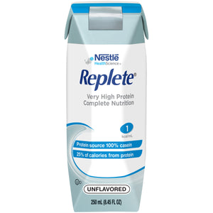 Replete(R) Oral Supplement / Tube Feeding Formula, Unflavored, 250 mL Carton