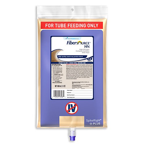 Fibersource(R) HN Tube Feeding Formula, Unflavored, Ready-to-Hang 33.8 oz. Bag