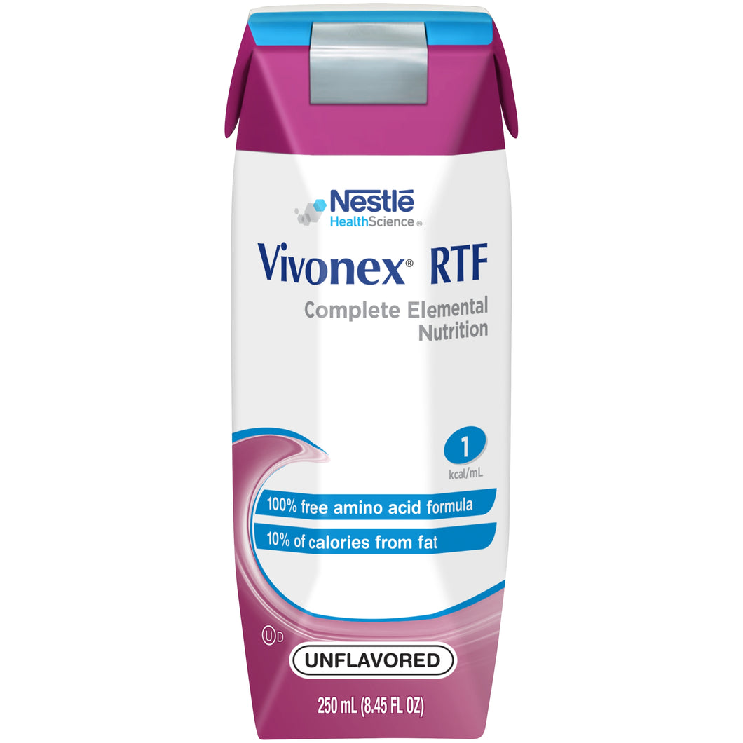 Vivonex(R) RTF Tube Feeding Formula, Unflavored, 8.45 oz. Ready to Use Carton