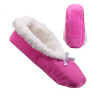 Load image into Gallery viewer, Extra Wide Fleece Slippers For Women