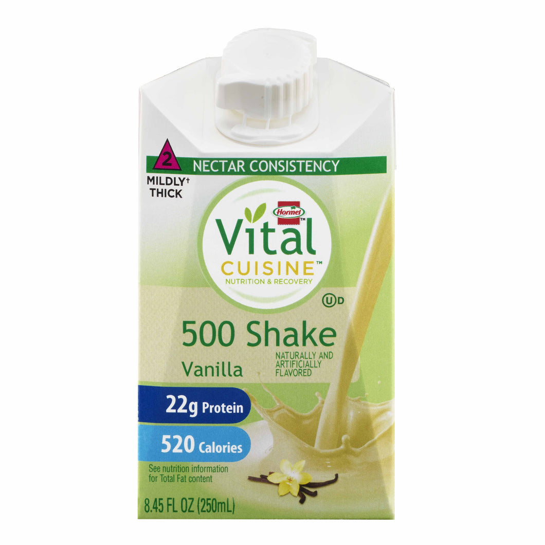 Vital Cuisine(R) 500 Shake Vanilla Oral Supplement, 8.45 oz. Carton