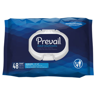 Prevail(R) Fresh Scent Washcloths, Soft Pack