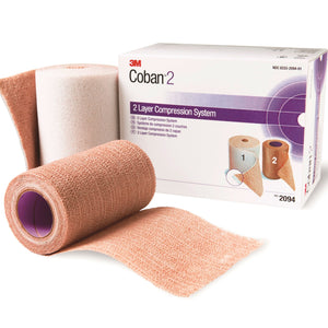 3M(TM) Coban(TM)2 Nonsterile 2 Layer Compression Bandage System, Dimensions Vary