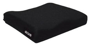 drive(TM) Seat Cushion, 18 in. W x 16 in. D x 2 in. H, Foam, Black, Non-inflatable