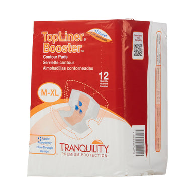 Tranquility(R) Top Liner(R) Added Absorbency Incontinence Booster Pad, 131/2 x 211/2 Inch