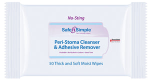 Safe n Simple Adhesive Remover, 50 per pack