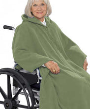 Load image into Gallery viewer, Wheelchair Poncho Fleece Capes