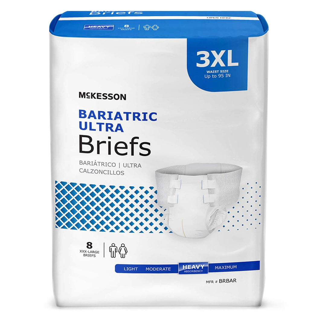 McKesson Ultra Plus Heavy Absorbency Bariatric Incontinence Brief