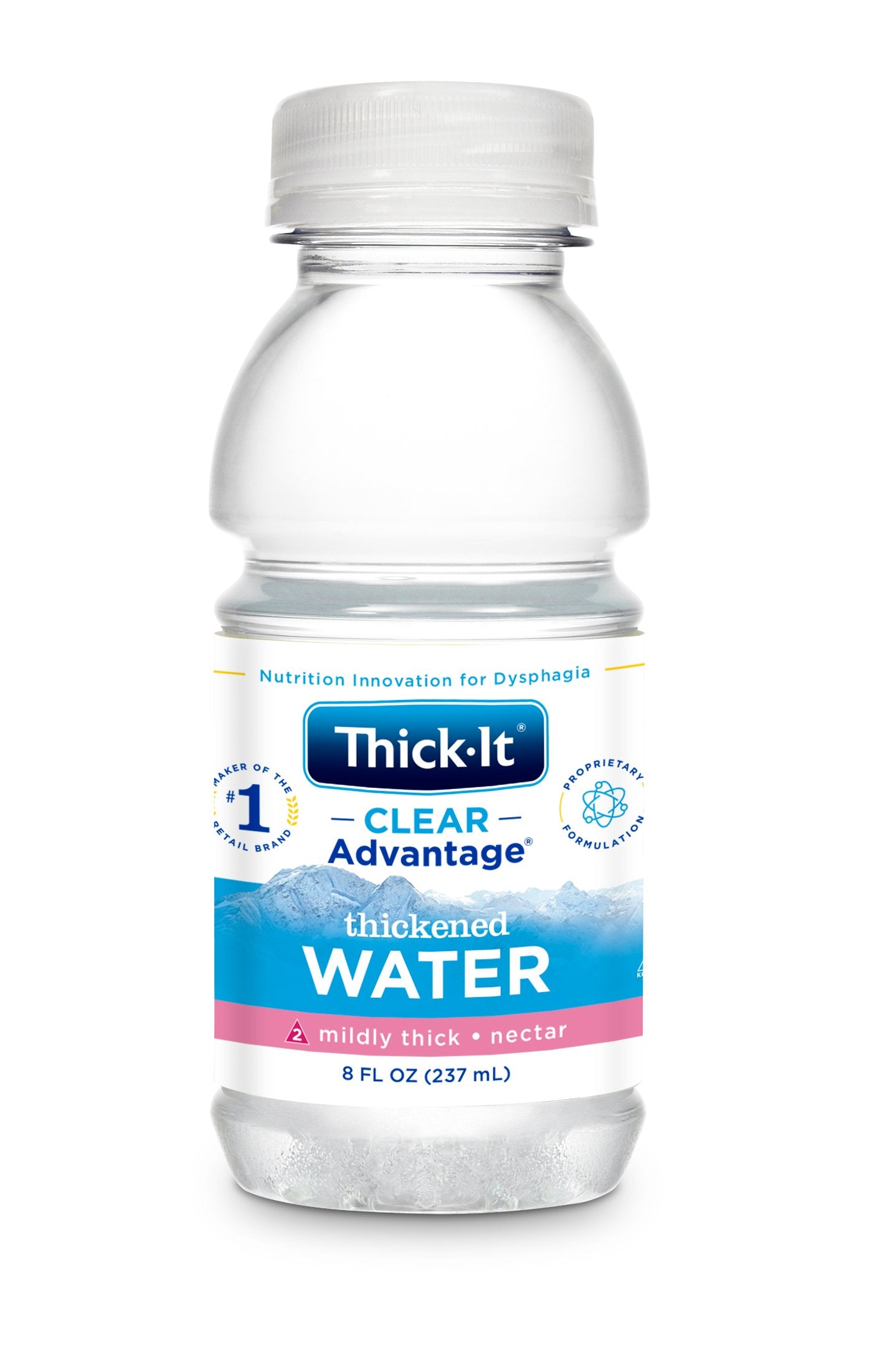 Thick It AquaCareH2O Beverages Water, Thickened, Nectar Consistency - 46 fl oz