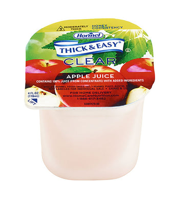 Thick & Easy(R) Clear Honey Consistency Apple Thickened Beverage, 4 oz. Cup