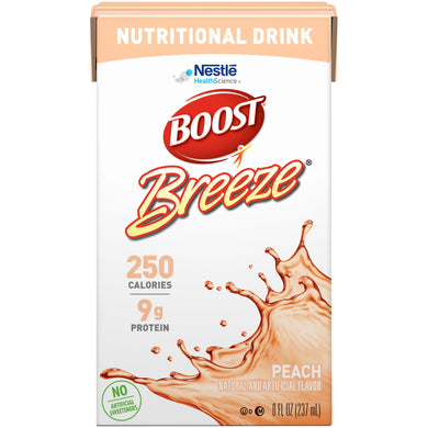 Boost Breeze(R) Peach Oral Supplement, 8 oz. Carton