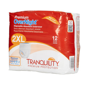 Tranquility(R) Premium OverNight(TM) Absorbent Underwear, Extra Extra Large