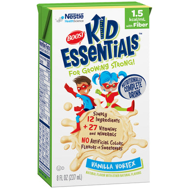 Boost(R) Kid Essentials(TM) 1.5 with Fiber Oral Supplement/Tube Feed Formula, Vanilla, 8 oz. Tetra Brik