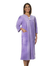 Load image into Gallery viewer, Women&#39;s Cozy Open Back Adaptive Fleece Robe