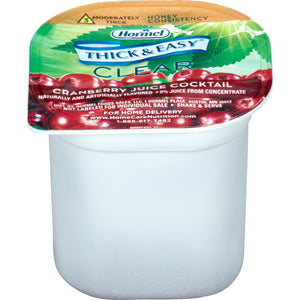 Thick & Easy(R) Clear Honey Consistency Cranberry Juice Thickened Beverage, 4 oz. Cup