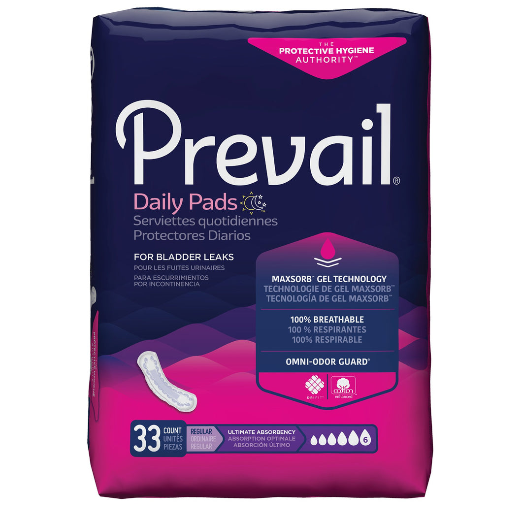 Prevail(R) Daily Pads Ultimate Bladder Control Pad, 16-Inch Length