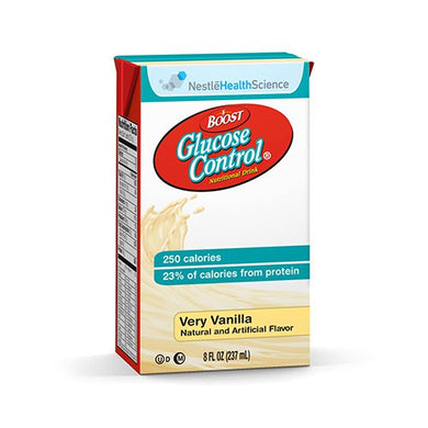 Boost Glucose Control(R) Oral Supplement, Vanilla, 8 oz. Tetra Brik Container