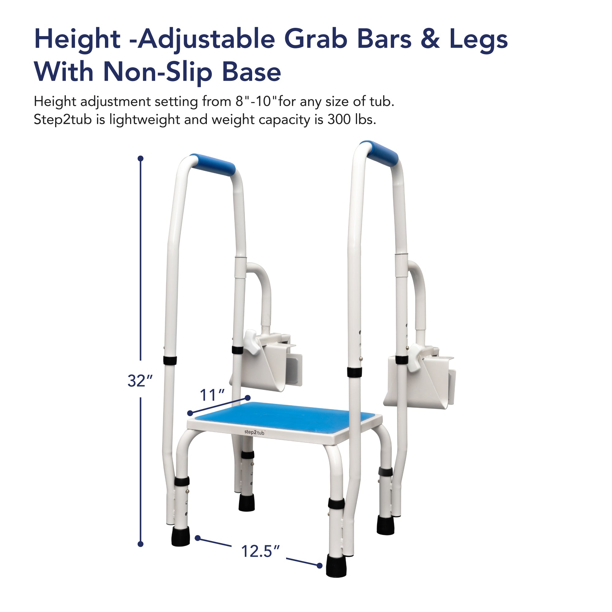 Bathtub Step Stool With Handles | Refurbished Step2tub