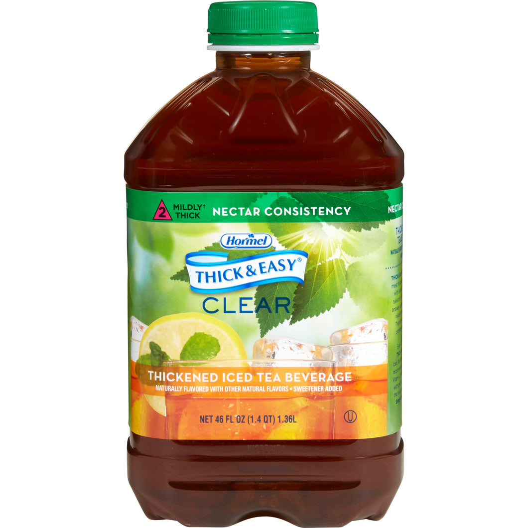 Thick & Easy(R) Clear Nectar Consistency Iced Tea Thickened Beverage, 46 oz. Bottle