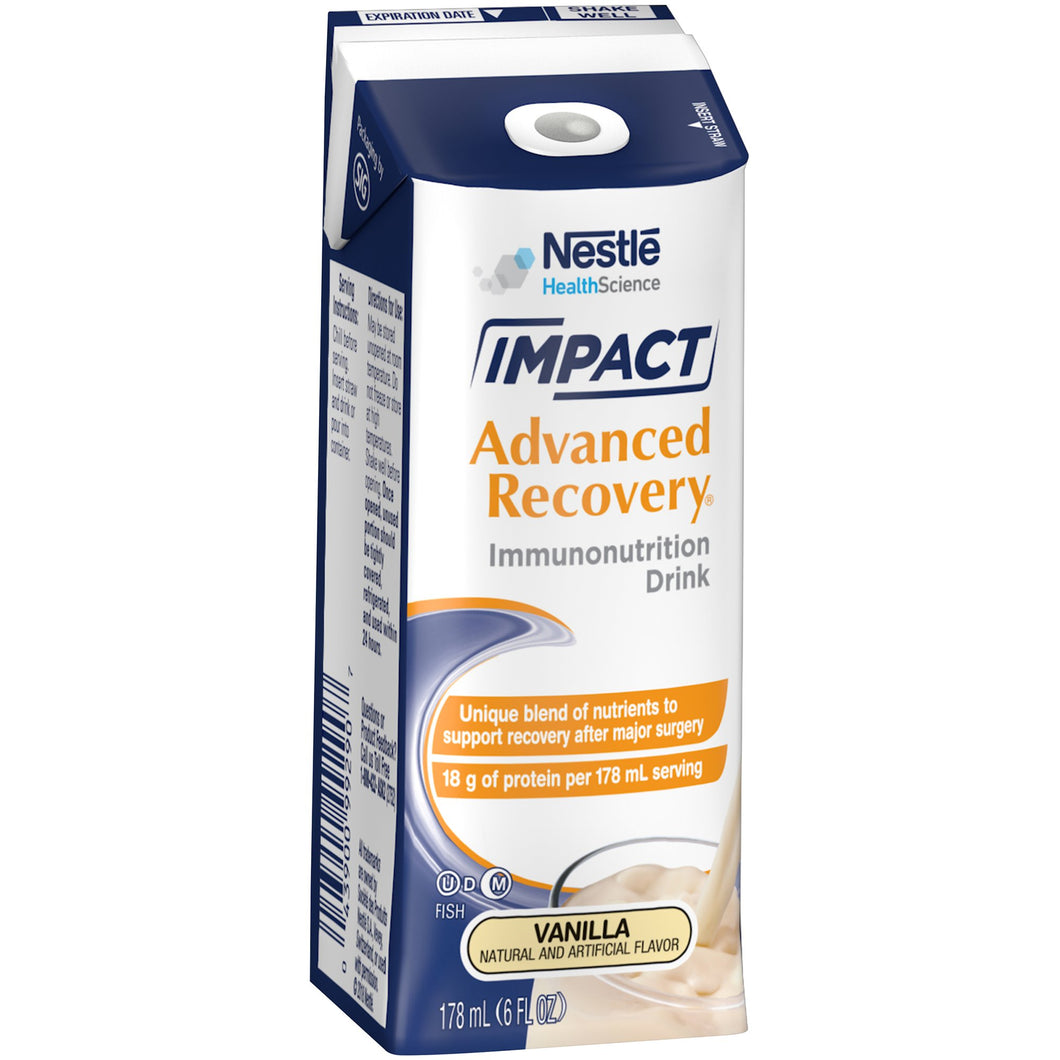 Impact Advanced Recovery(R) Vanilla Oral Supplement, 6 oz. Carton