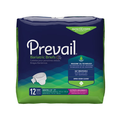 Prevail(R) Bariatric Ultimate Incontinence Brief, Size A