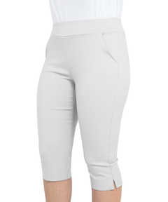 Flattering Capri For Women – Stretchy Fit With Front Pockets