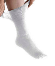 Load image into Gallery viewer, 2 Pack Half Crew Diabetic Socks For Men