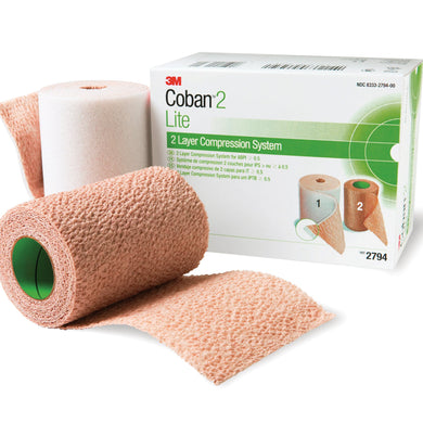 3M(TM) Coban(TM)2 Nonsterile 2 Layer Compression Bandage System, Dimensions Vary