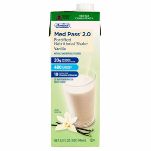 Med Pass(R) Fortified Vanilla Nutrition Shake, 32 oz. Carton