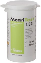 MetriTest(TM) 1.8% Glutaraldehyde Concentration Indicator