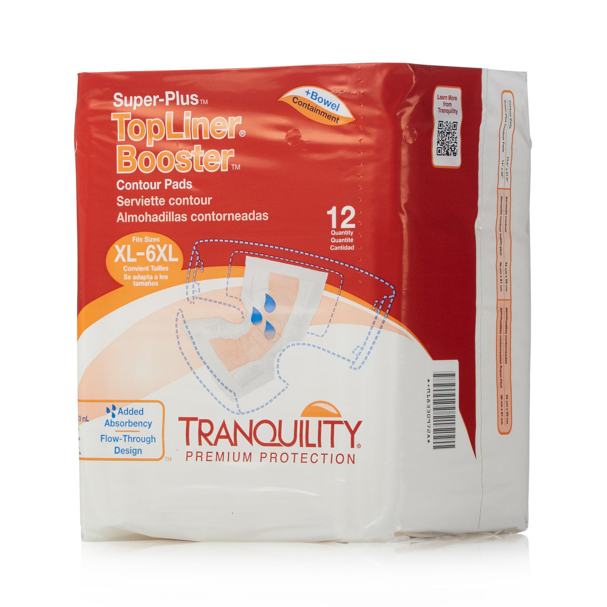 TopLiner™ Super Plus Added Absorbency Incontinence Booster Pad, 32Inc