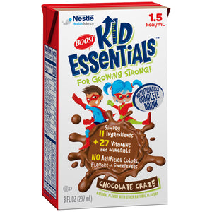 Boost(R) Kid Essentials(TM) 1.5 Pediatric Chocolate Oral Supplement/Tube Feed Formula, 8 oz. Carton