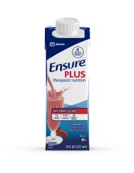 Ensure(R) Plus Strawberry Oral Supplement, 8 oz. Carton